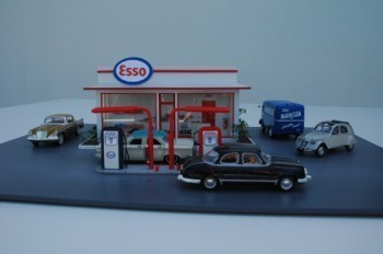 Norev 1/43 garage station service shell - Jeux & Jouets